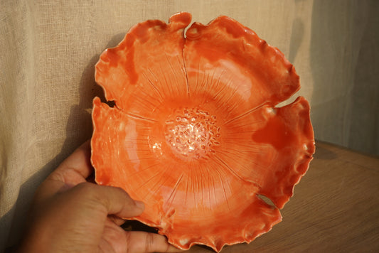 Flower trinket holder bowl