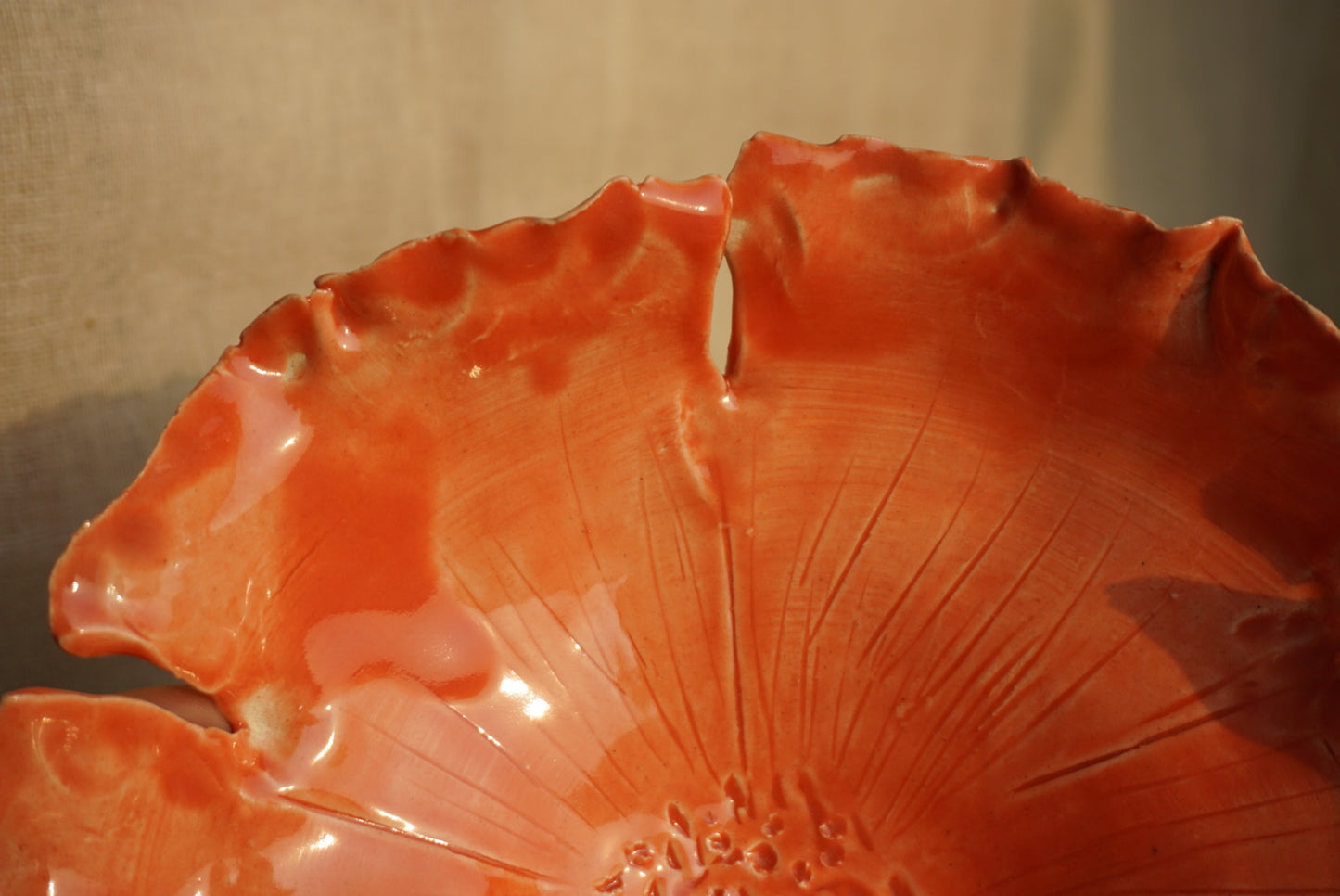 Flower trinket holder bowl