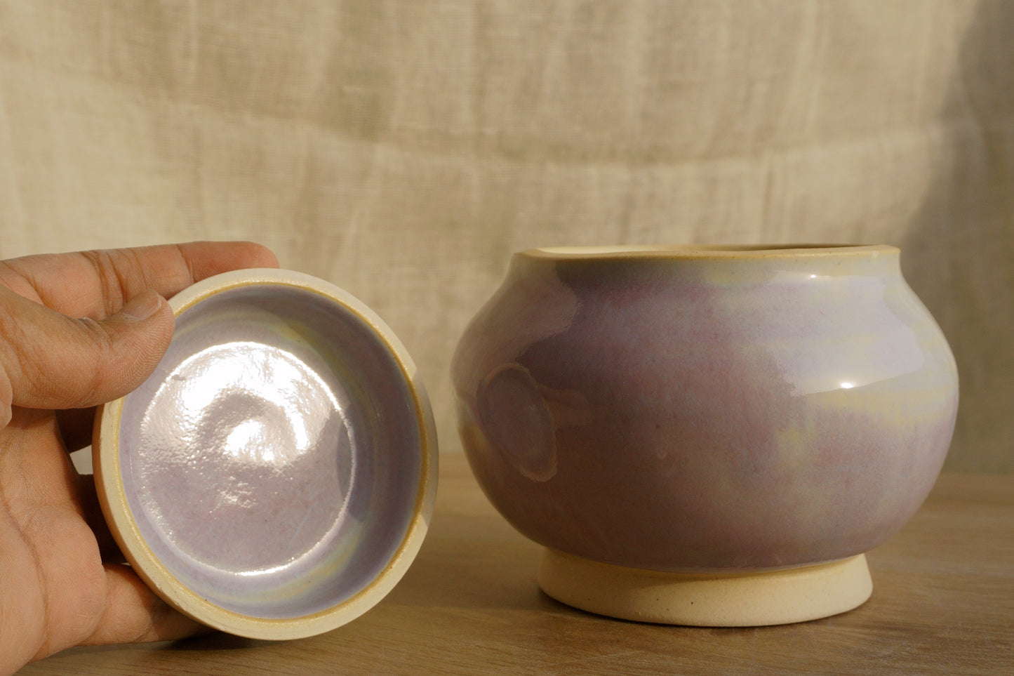 Lilac jar