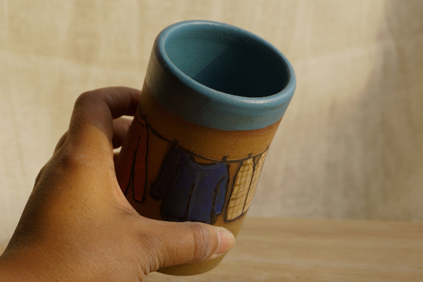 Indian winter tumbler