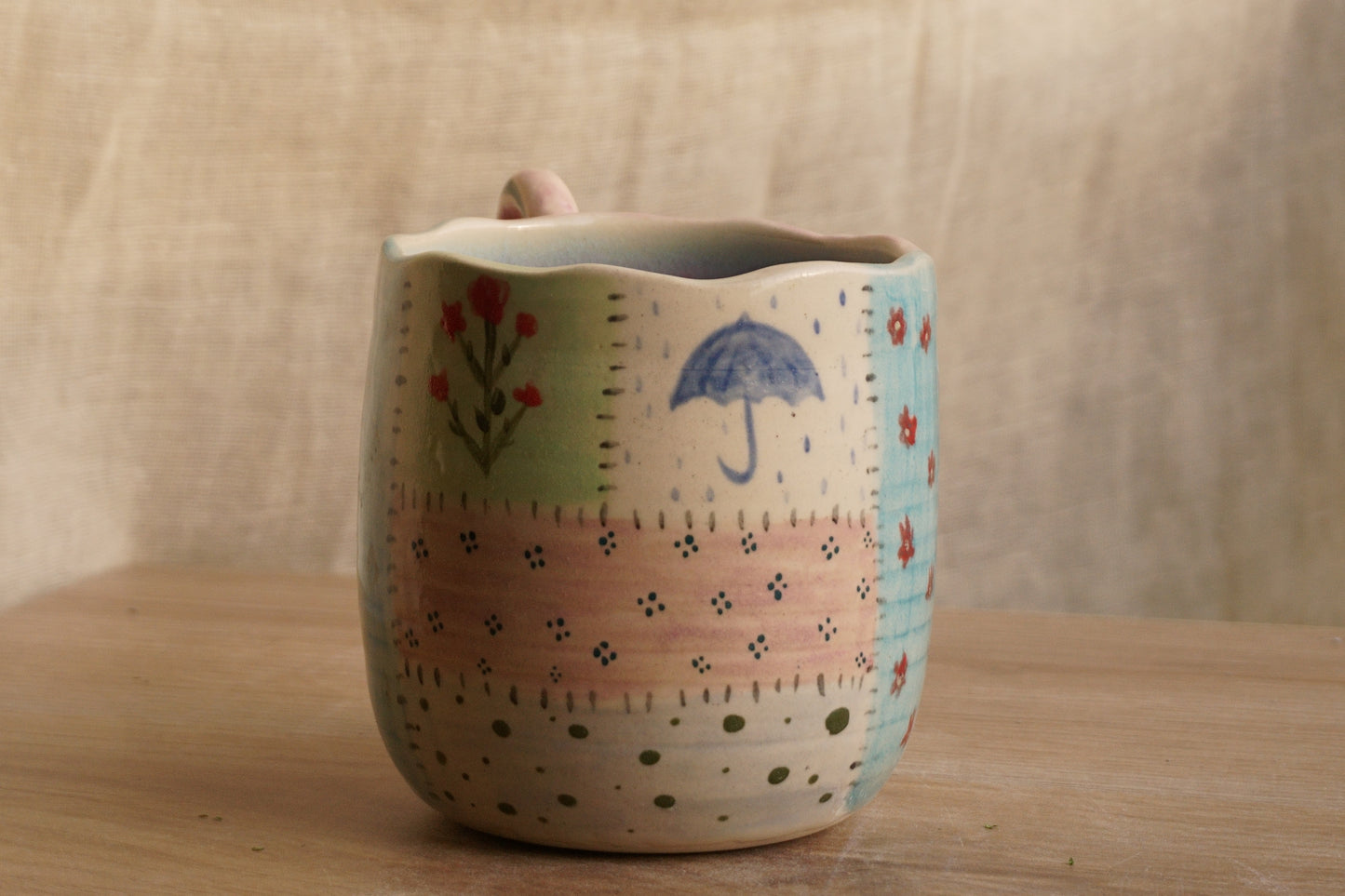Picnic in the park mug