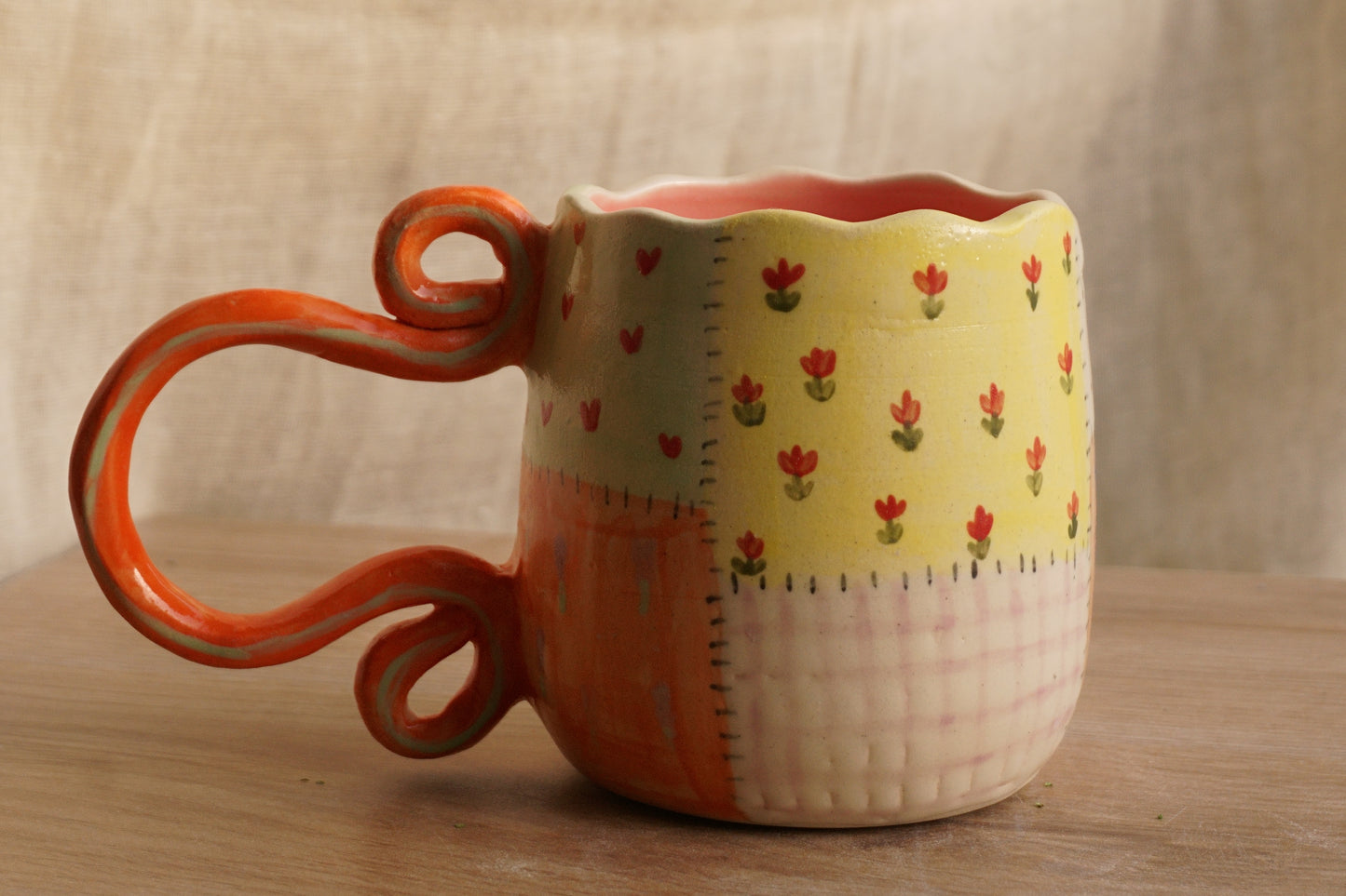 Grandma's garden mug