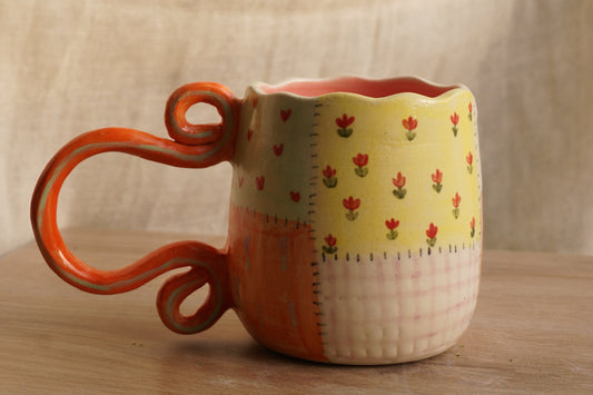 Grandma's garden mug