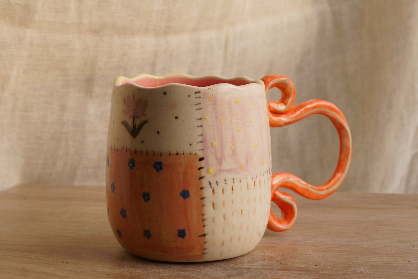 Grandma's garden mug