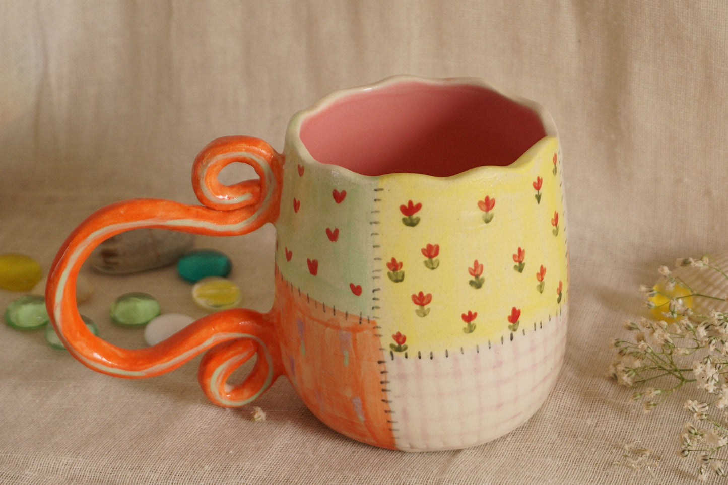 Grandma's garden mug