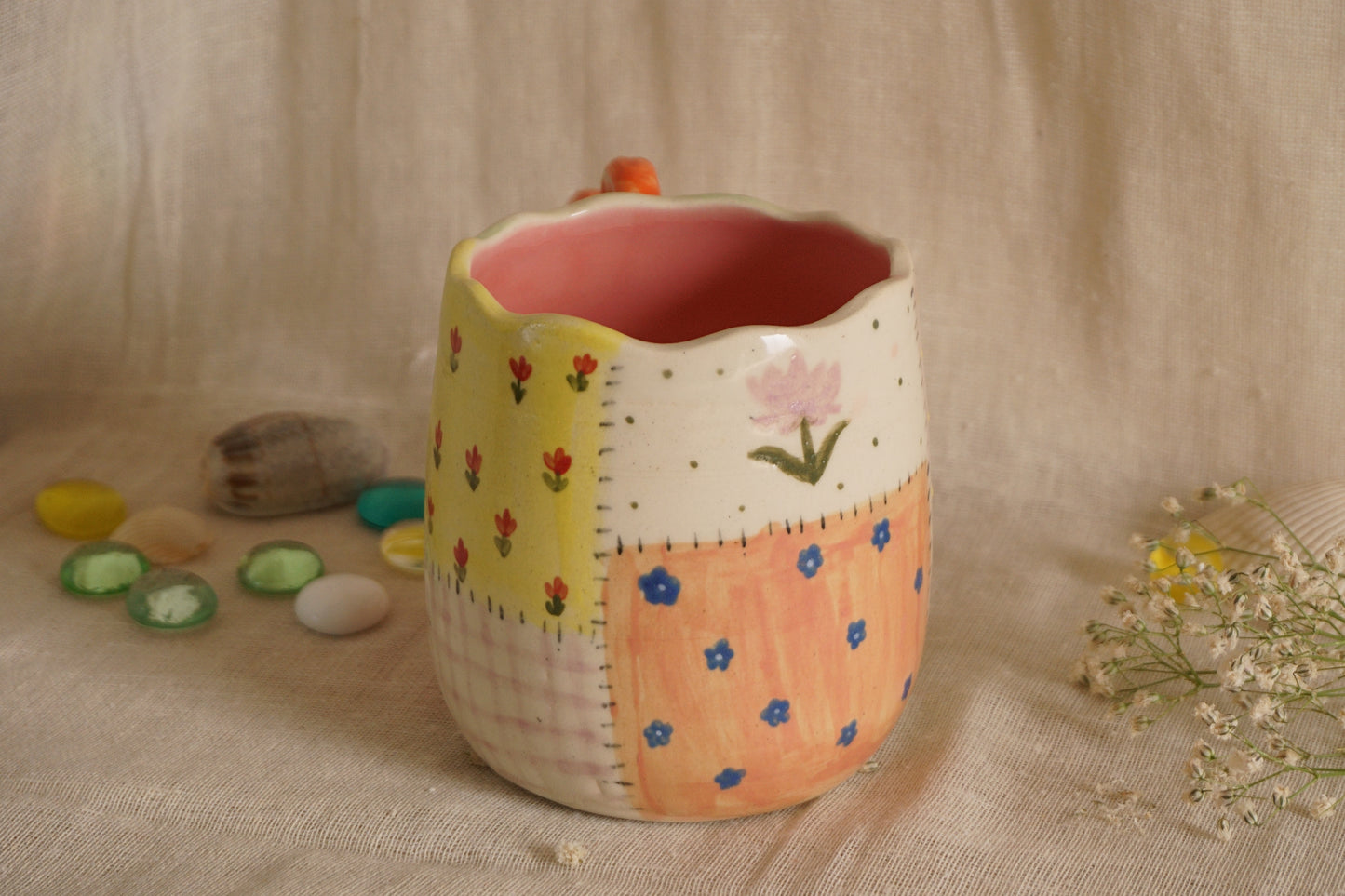 Grandma's garden mug