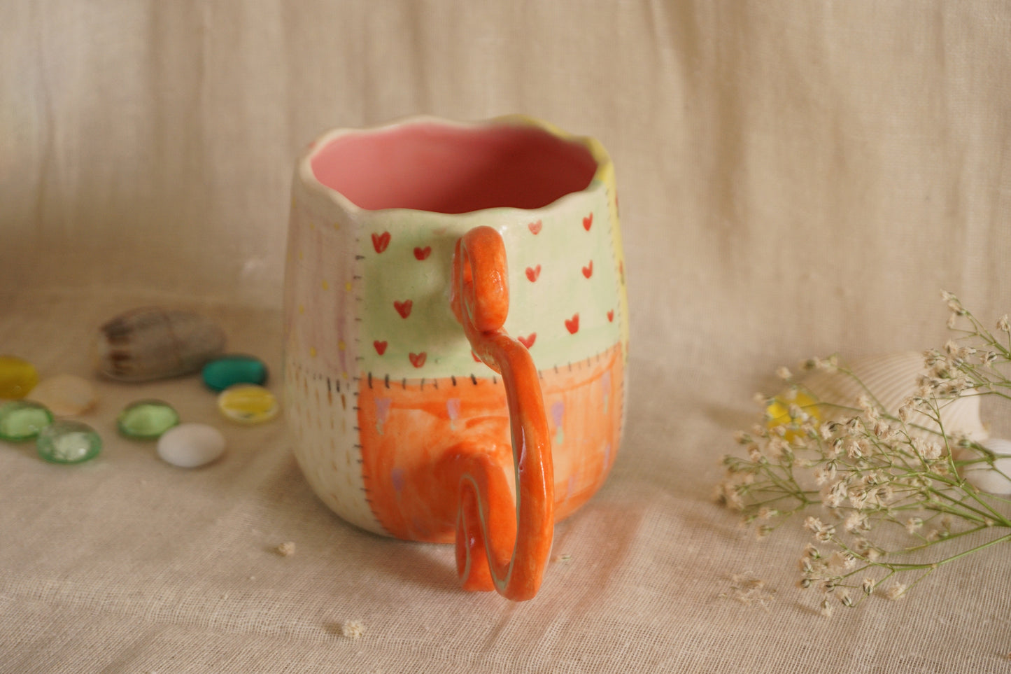 Grandma's garden mug