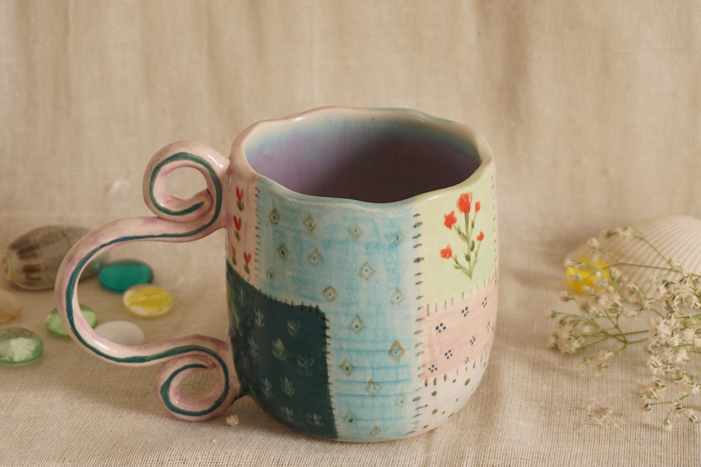 Picnic in the park mug