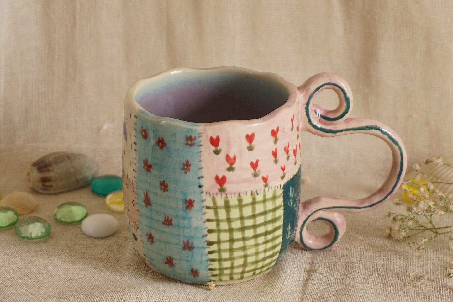 Picnic in the park mug