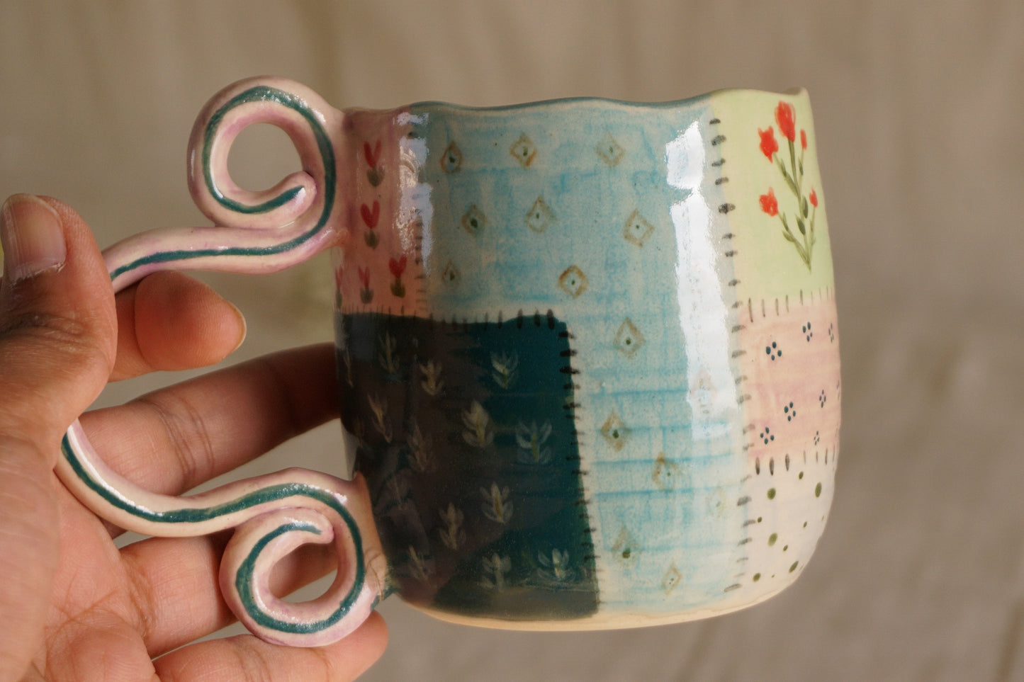 Picnic in the park mug