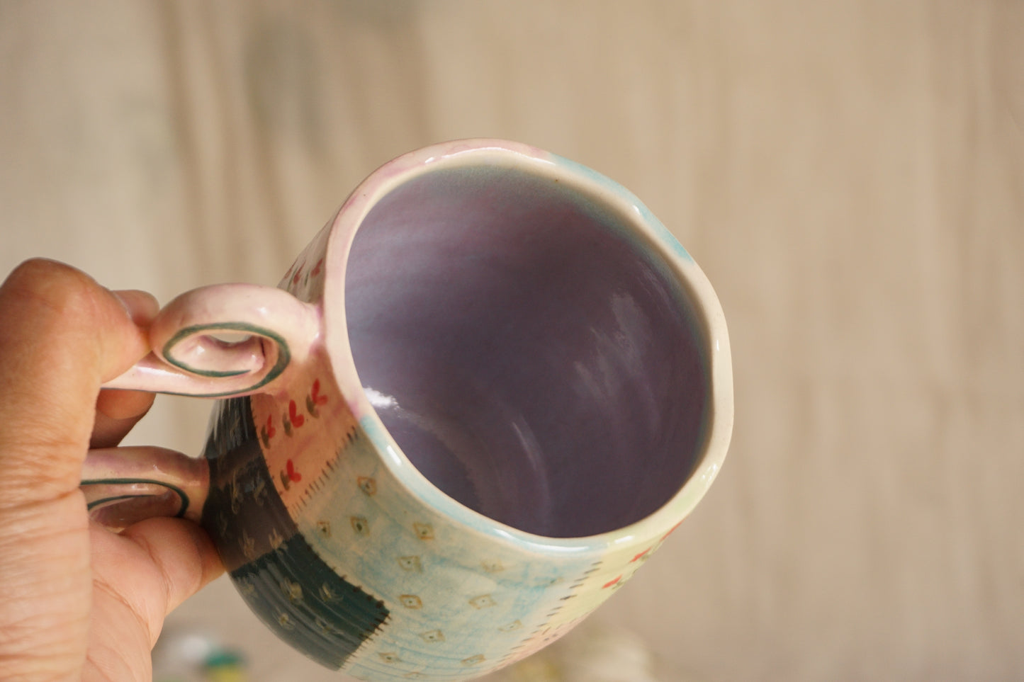 Picnic in the park mug