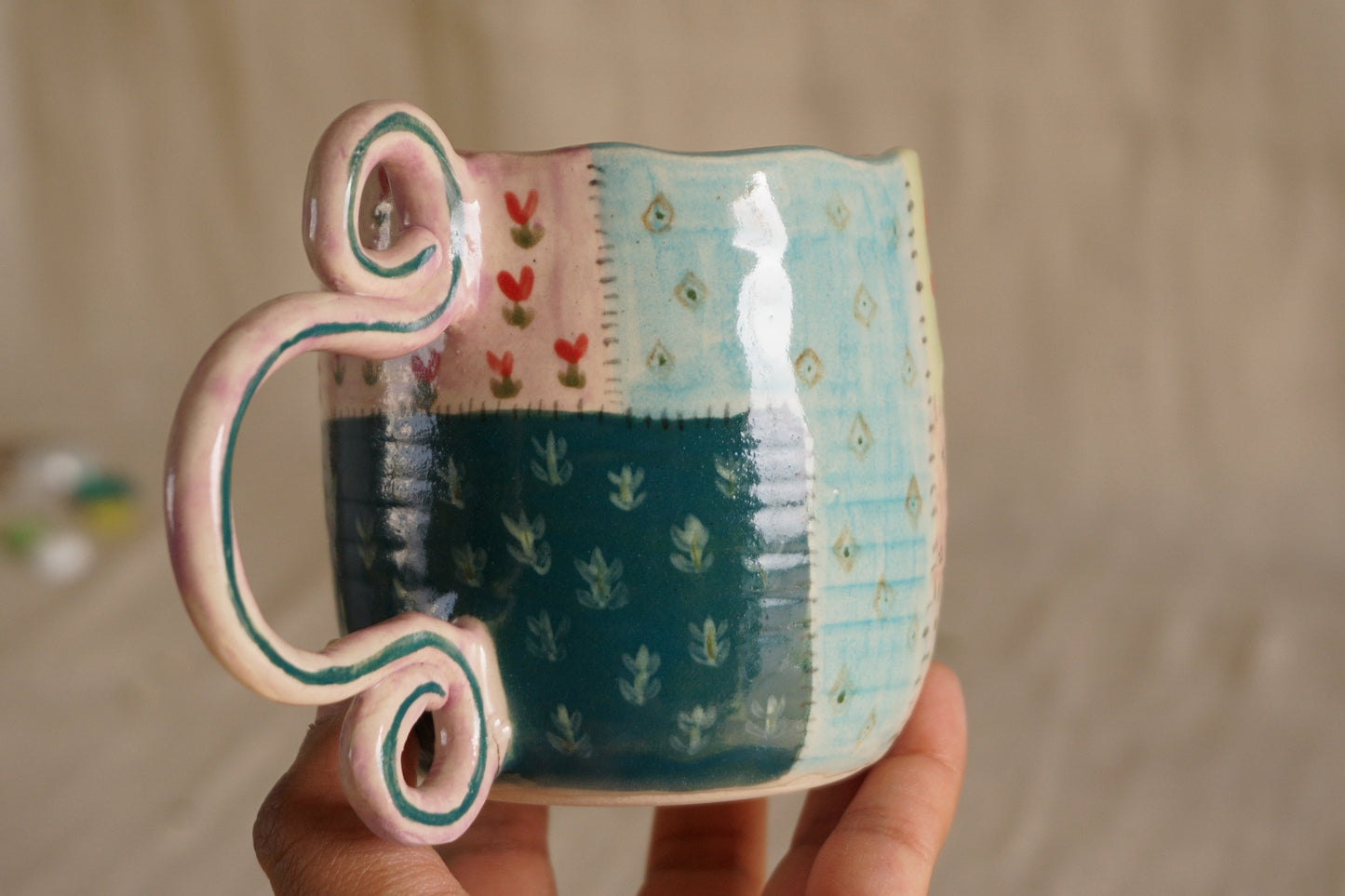 Picnic in the park mug
