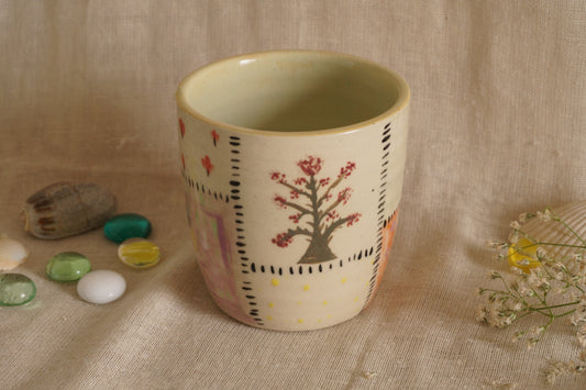 Afternoon in the meadow tumbler
