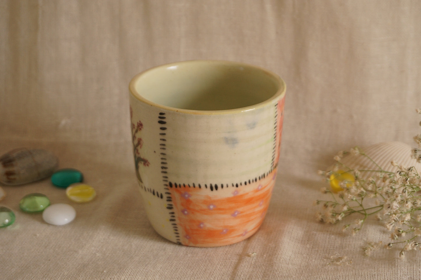 Afternoon in the meadow tumbler